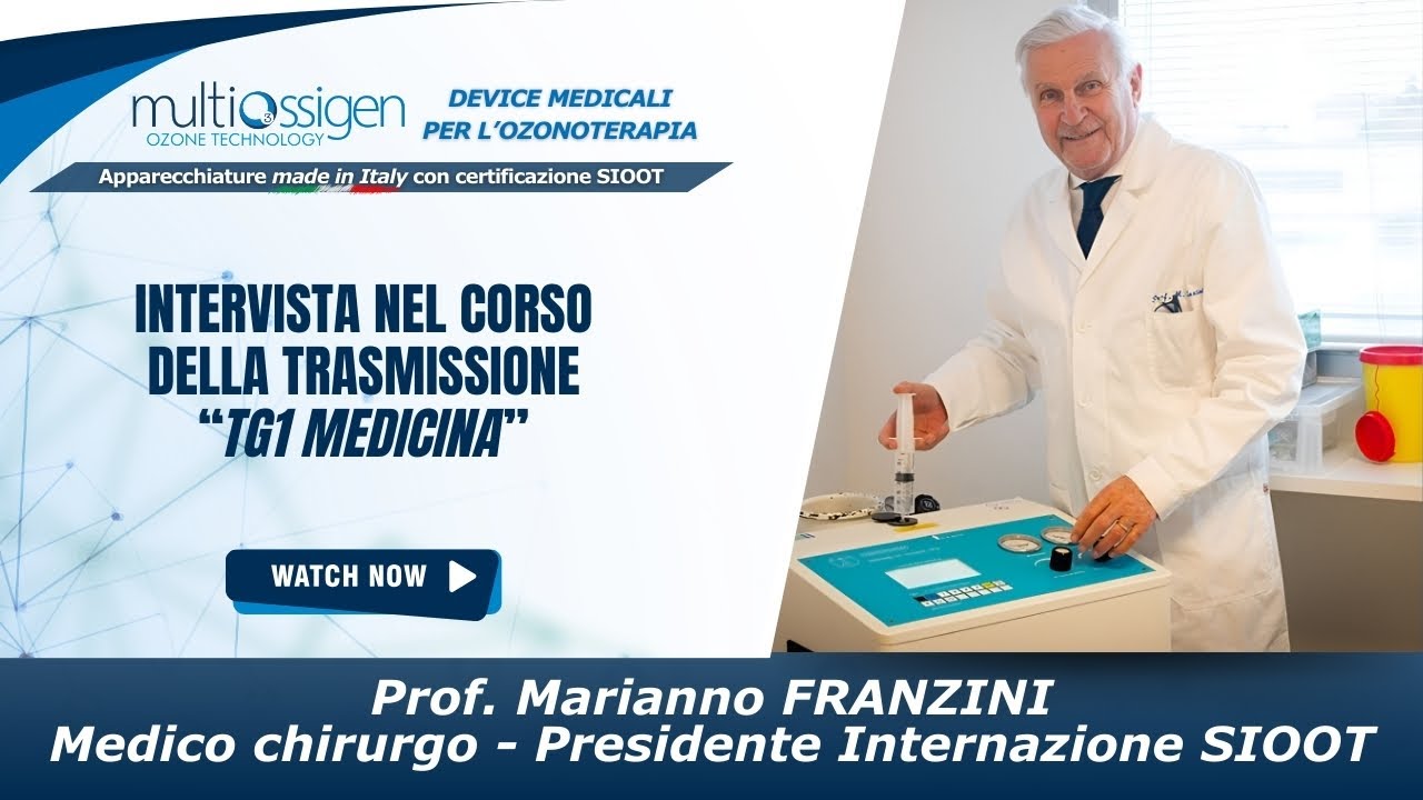 Miniatura video: Intervento Prof Franzini - Tg1 Medicina - Cosè l'ozonoterapia