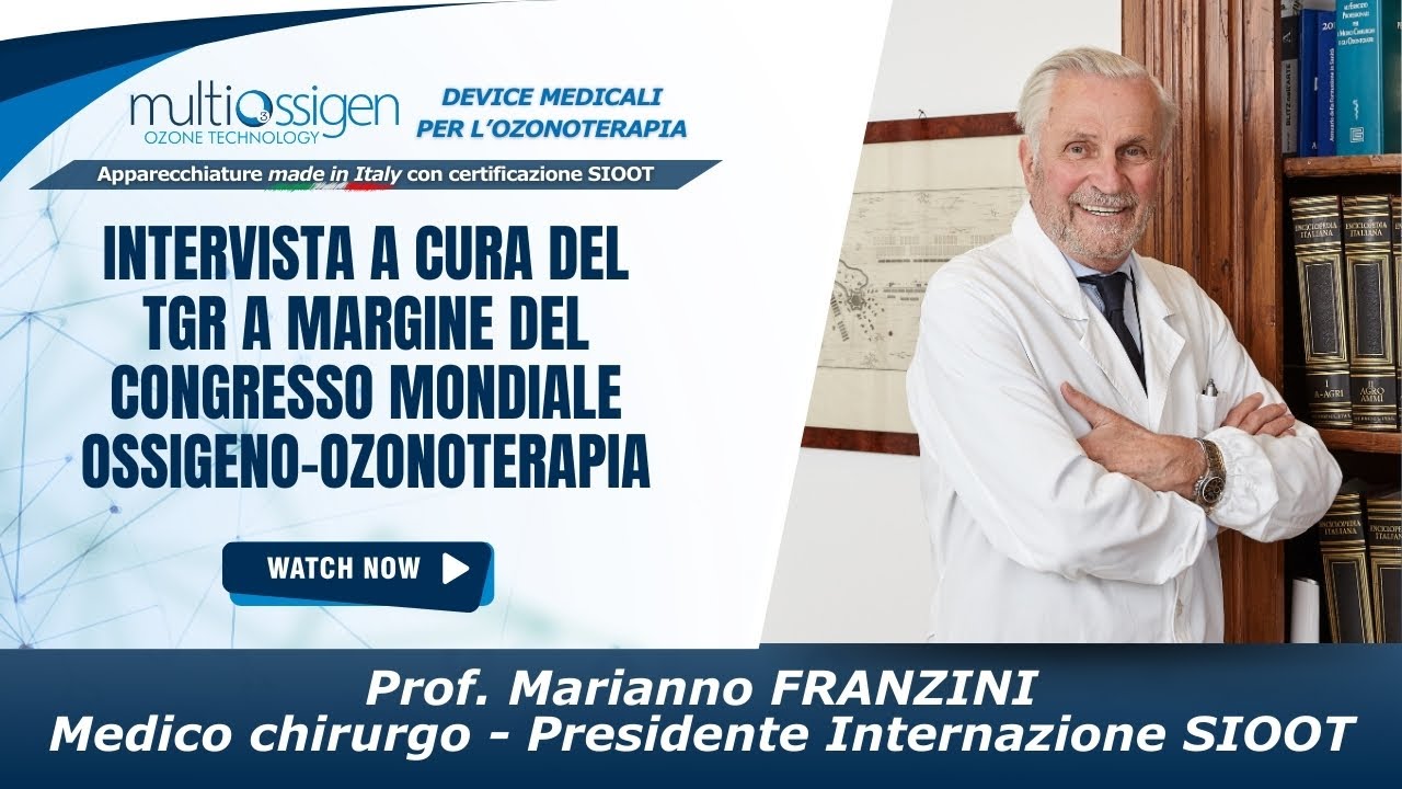 Miniatura video: Intervento Prof. Franzini - TGR - Congresso Mondiale ossigeno ozonoterapia