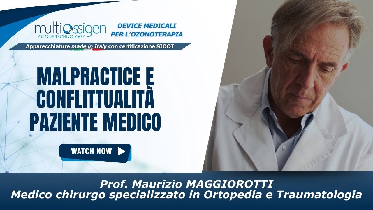 Miniatura video: Intervento Prof. Maggiorotti - Medicina Italia - Malpratiche e conflittualità paziente medico